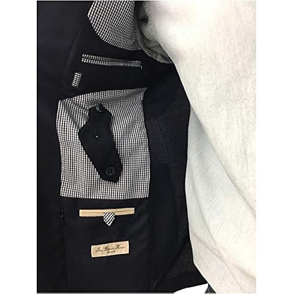 Luigi Mantova-jas voor heren, zonder voering, blauw, model 2560 Travelling, 100% wol